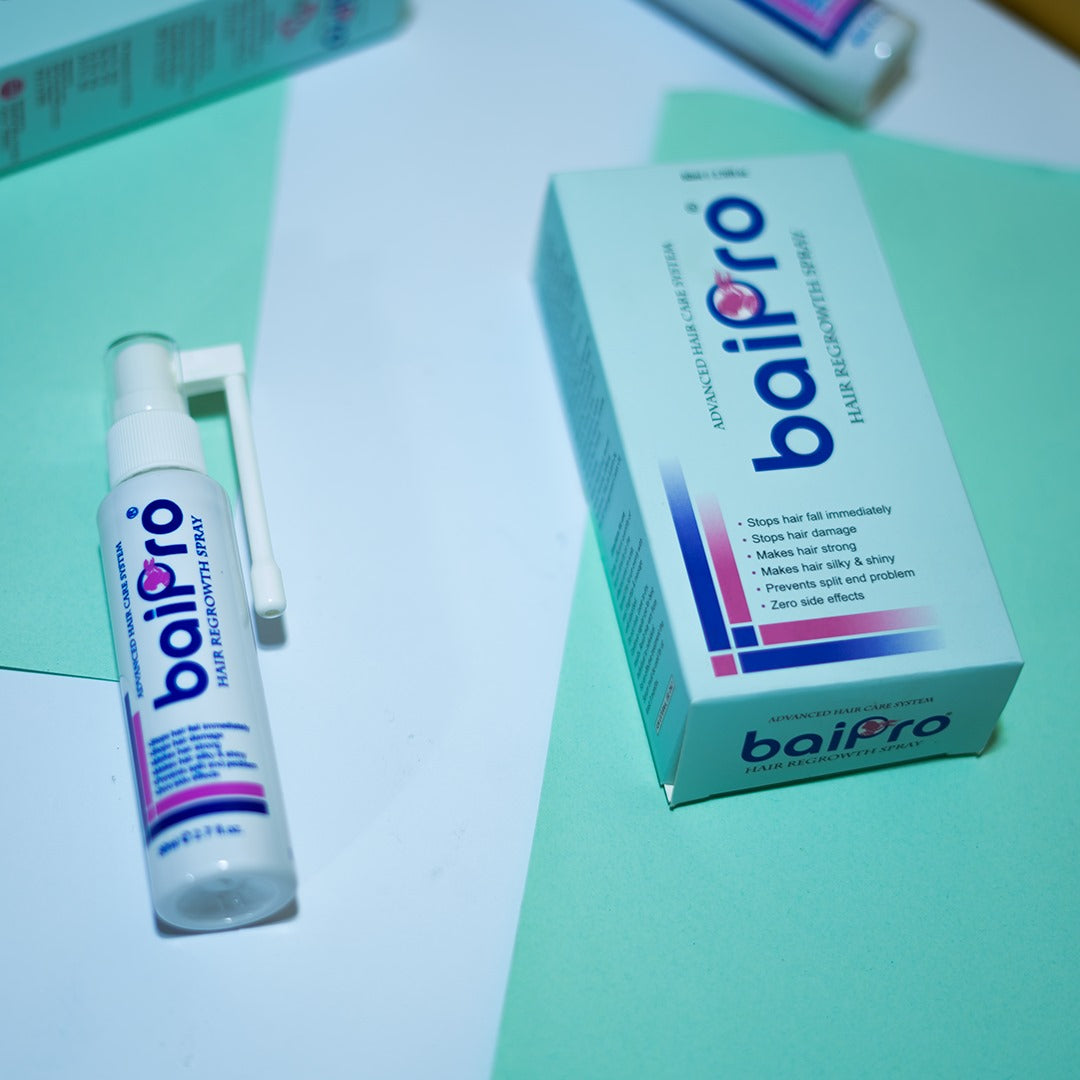 Baipro® Advanced Hair Regrowth Spray – Advanced Formula for Thinning Hair & Scalp Health - Gravis Healthcare