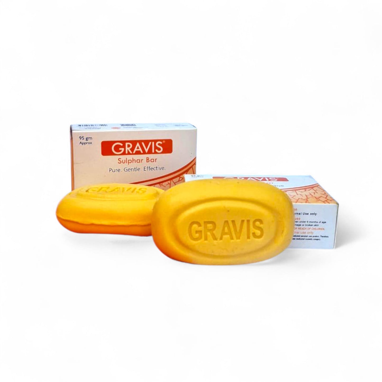 Gravis Sulphur Bar | Pure, Gentle & Effective Medicated Soap for Acne, Scabies and dermatitis