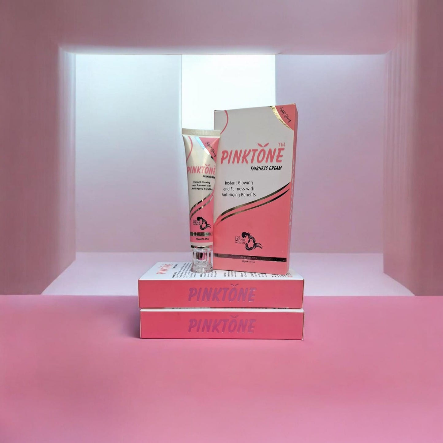 PinkTone™ Fairness Cream | Instant Glowing & Fairness with Anti-Aging Benefits – For All Skin Types, best whitening cream available in pakistan.