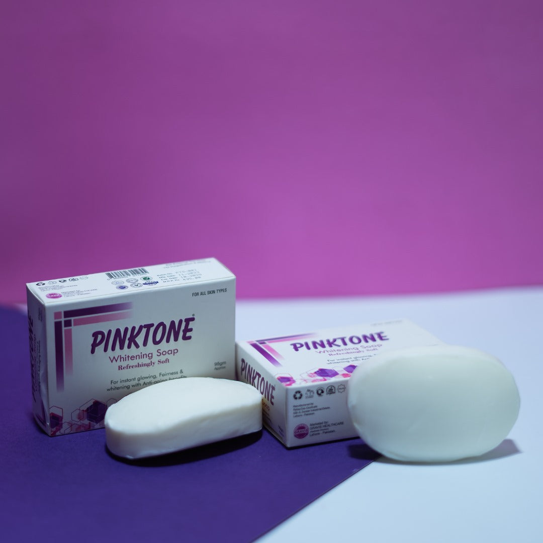PinkTone Whitening Soap | Refreshingly Soft for Instant Glow & Anti-Aging – For All Skin Types